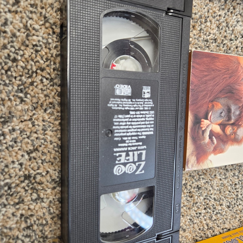 Vintage Animal VHS Lot 6 Tapes Animals Are People Too Jack Hanna Nature Babies - Picture 8 of 9
